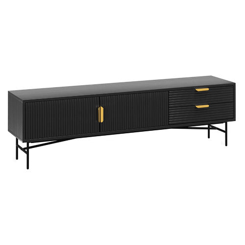 CONTINENTAL DESIGNS TABITHA RIPPLE SLATTED TV UNIT
