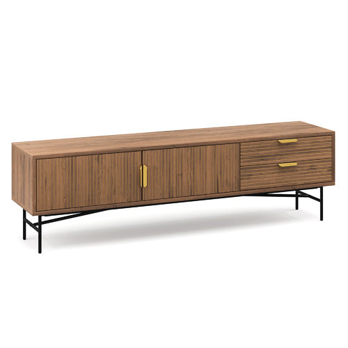 CONTINENTAL DESIGNS TABITHA RIPPLE SLATTED TV UNIT