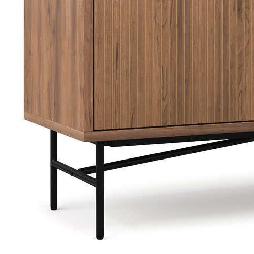 CONTINENTAL DESIGNS TABITHA RIPPLE SLATTED TV UNIT
