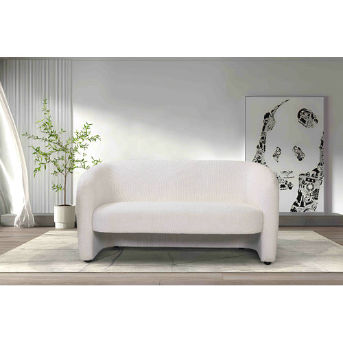 BY DESIGNS TARRYN 2 SEATER BOUCLE SOFA