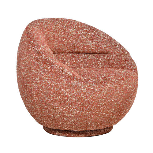 BROOKLYN AND BELLA TERRA RED CLARA SWIVEL ACCENT CHAIR