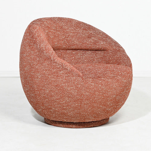 BROOKLYN AND BELLA TERRA RED CLARA SWIVEL ACCENT CHAIR