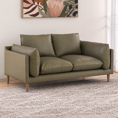 TERRY 2 SEATER GENUINE LEATHER SOFA