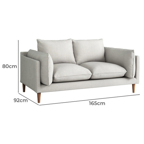 TERRY 2 SEATER UPHOLSTERED SOFA