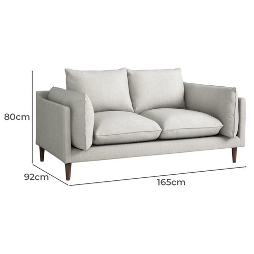 TERRY 2 SEATER UPHOLSTERED SOFA