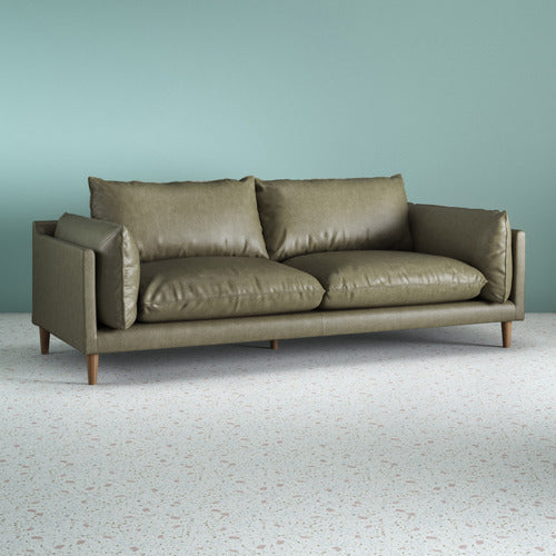 TERRY 3 SEATER GENUINE LEATHER SOFA
