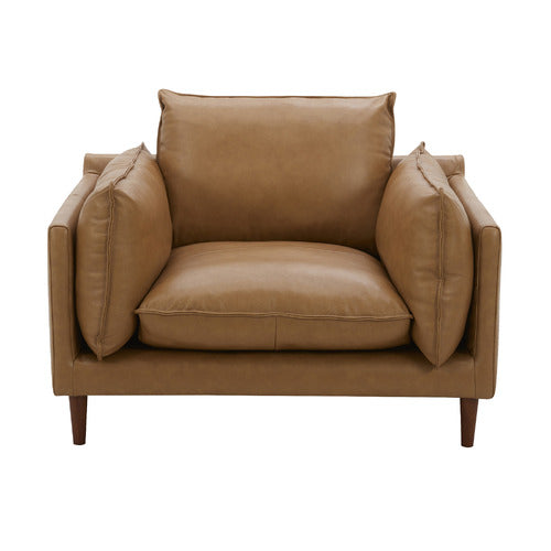 TERRY PREMIUM GENUINE LEATHER ARMCHAIR