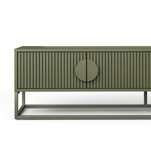 CONTINENTAL DESIGNS TESSA RIPPLE SLATTED TV UNIT