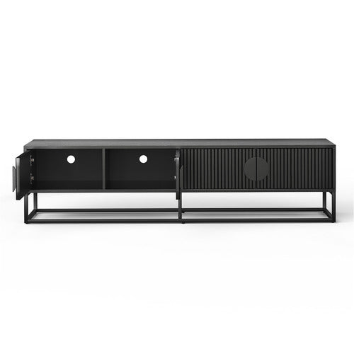 CONTINENTAL DESIGNS TESSA RIPPLE SLATTED TV UNIT