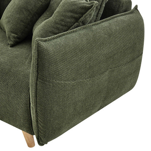 CORE LIVING THOMAS 3 SEATER DOUBLE SOFA BED WITH LEFT CHAISE