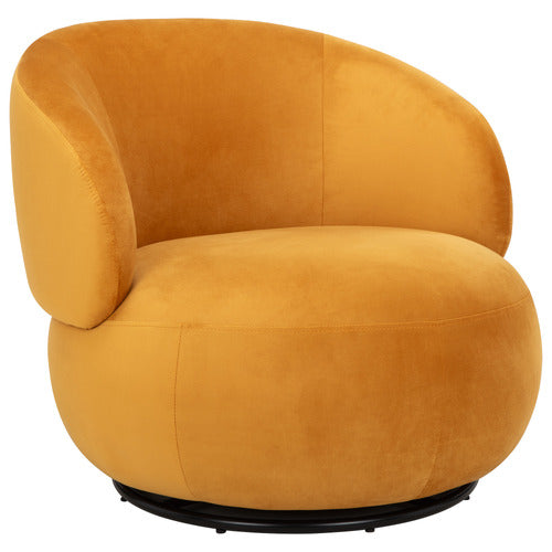 TILLY VELVET SWIVEL ARMCHAIR