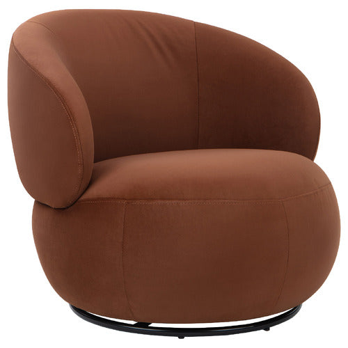 TILLY VELVET SWIVEL ARMCHAIR