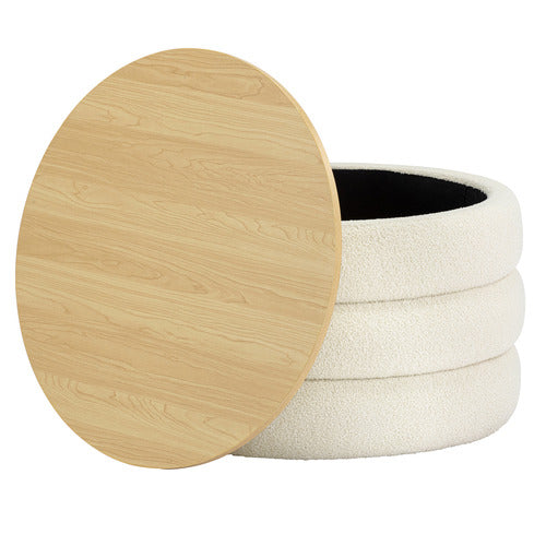 TOBY TEDDY STORAGE OTTOMAN/COFFEE TABLE