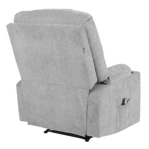 LIVING FUSION TOWSON UPHOLSTERED MASSAGE RECLINER ARMCHAIR