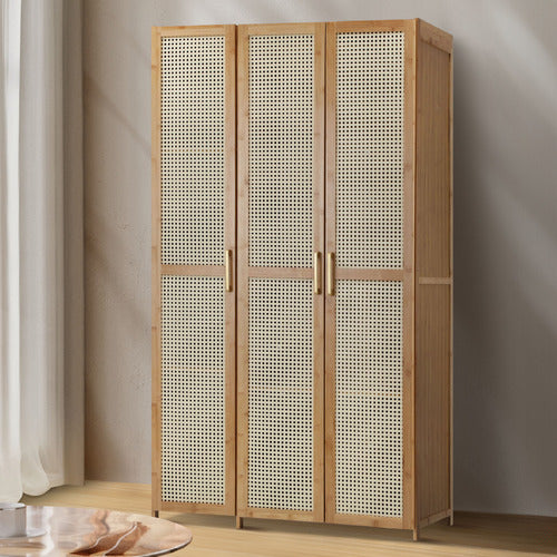 LIVING FUSION TYRO 3 DOOR BAMBOO WARDROBE