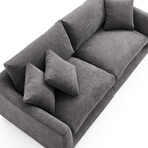 YORK STREET VERA 3 SEATER UPHOLSTERED SOFA