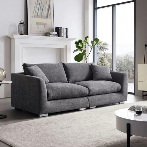 YORK STREET VERA 3 SEATER UPHOLSTERED SOFA