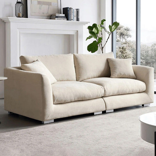 YORK STREET VERA 3 SEATER UPHOLSTERED SOFA