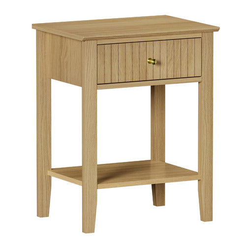 LIVING FUSION NATURAL HILDA BEDSIDE TABLE