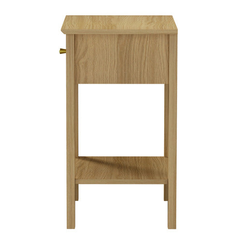 LIVING FUSION NATURAL HILDA BEDSIDE TABLE