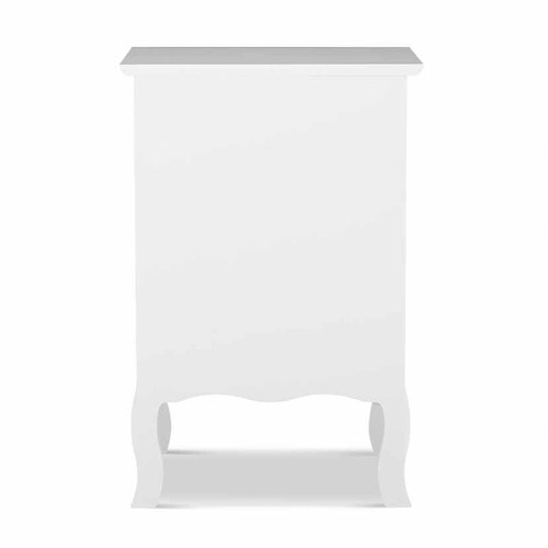 YORK STREET VIKTOR 2 DRAWER BEDSIDE TABLE