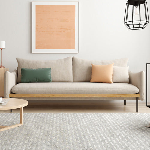 MODERN COLLECTIVE VIVALDI 2 SEATER LINEN-BLEND SOFA