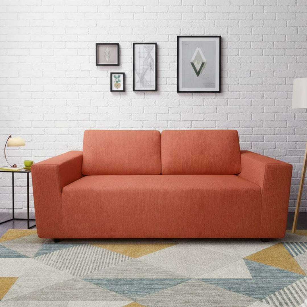 WALTERS 3 SEAT SOFA RUST