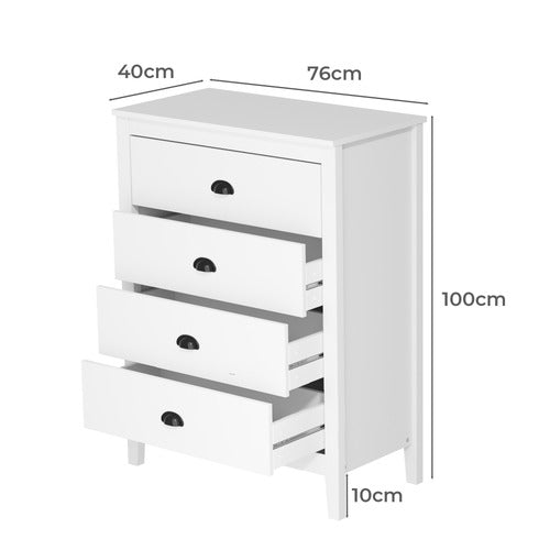 LIVING FUSION KAITLIN 4 DRAWER CHEST