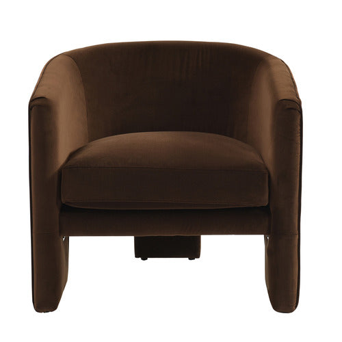 REXINGTON HOME WESLEY VELVET ARMCHAIR