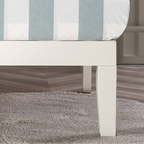 STUDIO HOME WHITE BELVEDERE WOODEN BED BASE