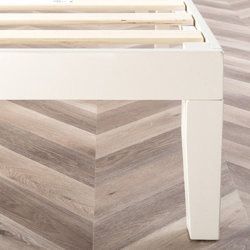 STUDIO HOME WHITE BELVEDERE WOODEN BED BASE
