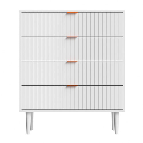 LIVING FUSION YLONA 4 DRAWER RIBBED CHEST
