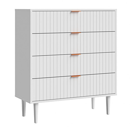 LIVING FUSION YLONA 4 DRAWER RIBBED CHEST