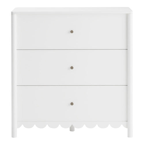 MADDISON LANE WHITE AMELIE 3 DRAWER CHEST