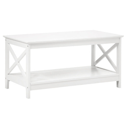 LIVING FUSION WHITE BLAKE COFFEE TABLE