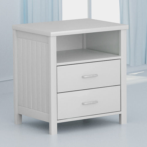 WESTERN DESIGNS WHITE LEO BEDSIDE TABLE