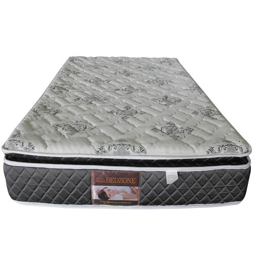 WESTERN DESIGNS WHITE LEO WOODEN BED & MATTRESS