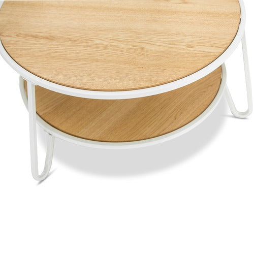 CONTINENTAL DESIGNS MACY ROUND COFFEE TABLE