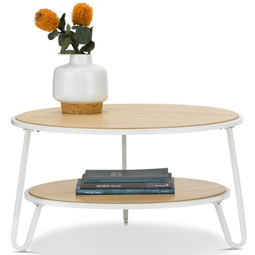 CONTINENTAL DESIGNS MACY ROUND COFFEE TABLE