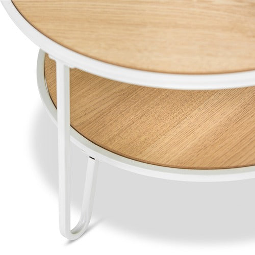 CONTINENTAL DESIGNS MACY ROUND COFFEE TABLE
