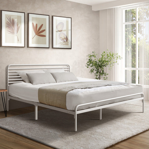 LIVING FUSION SONYA STEEL BED FRAME