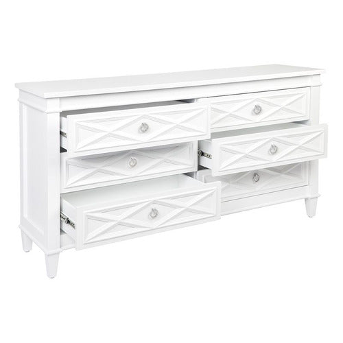 REXINGTON HOME HYUNG RUBBERWOOD 6 DRAWER CHEST