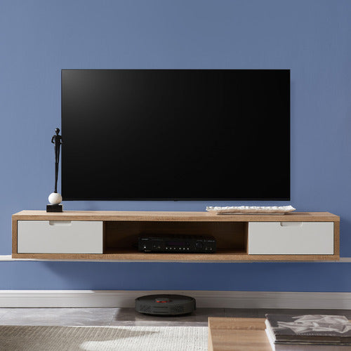 MONUMENT FURNITURE 200CM WHITSON WALL-MOUNTED TV UNIT