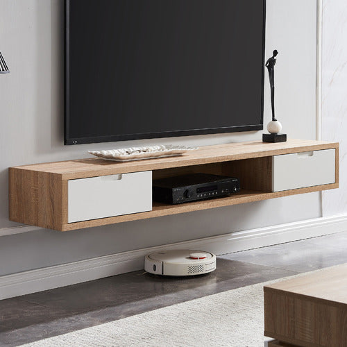 MONUMENT FURNITURE 200CM WHITSON WALL-MOUNTED TV UNIT