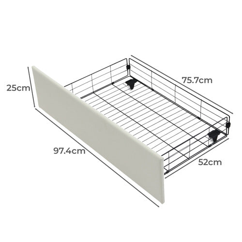 CASSINGTON HOME WINSTED UPHOLSTERED BED WITH LED AND DRAWERS