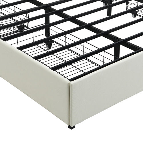 CASSINGTON HOME WINSTED UPHOLSTERED BED WITH LED AND DRAWERS