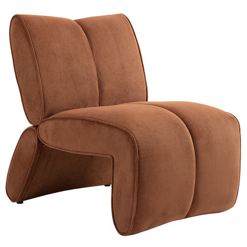 EVIE HOME ZAIN CORDUROY ACCENT CHAIR
