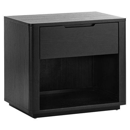 CONTINENTAL DESIGNS ZEUS RUBBERWOOD BEDSIDE TABLE