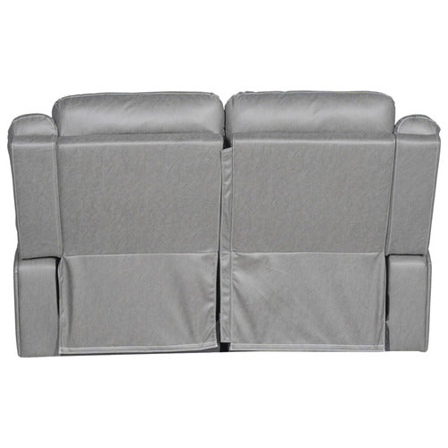 SOUTHERN STYLERS ARIA 2 SEATER FAUX LEATHER RECLINER SOFA