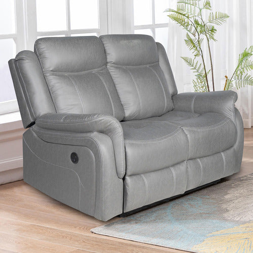 SOUTHERN STYLERS ARIA 2 SEATER FAUX LEATHER RECLINER SOFA